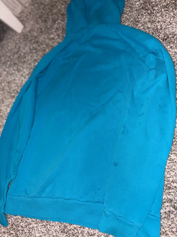 Under Armour Men’s Bright Blue Hooded Crewneck Sweatshirt - Image 7