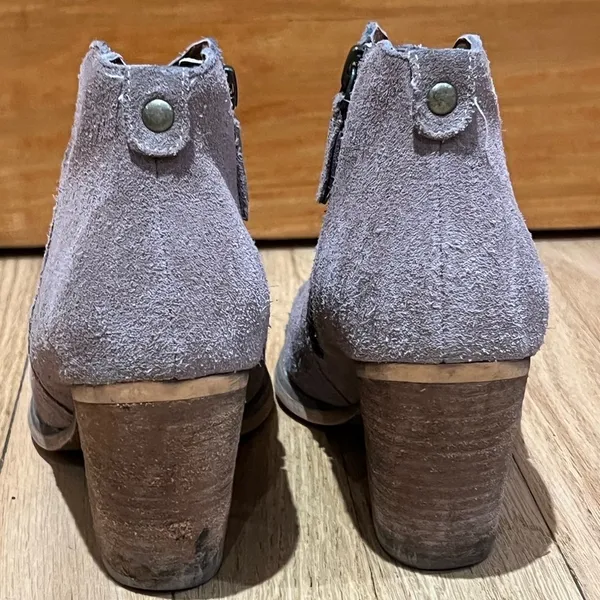 Susina Kayden Lea Ankle Booties Suede Genuine Leather Boots - Image 5