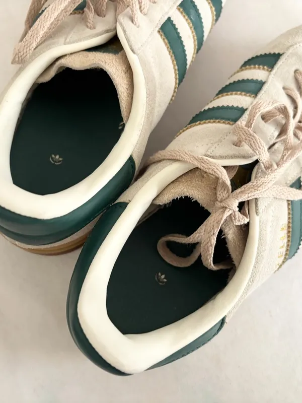 Adidas Originals Gazelle Bold Sneakers in Beige And Green - Image 7