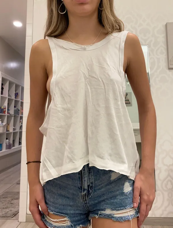 Free People White Renegade Tank Top - Image 3