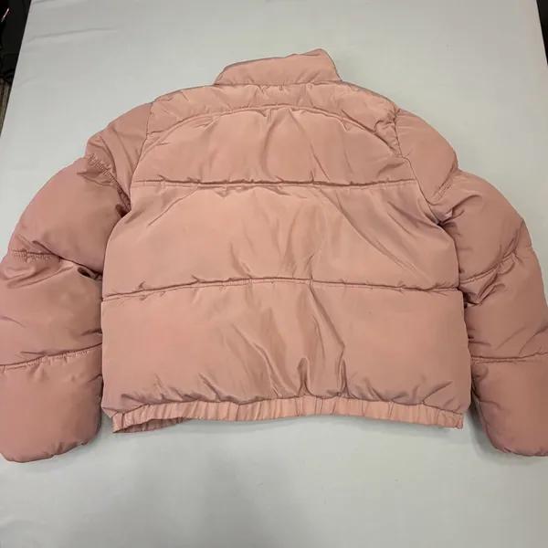 H&M Divided Pink Cropped Puffer Jacket - Image 2