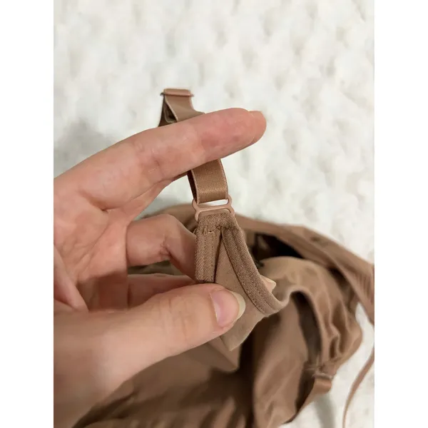 Skims Ochre Tan Seamless Sculpt Brief Support Shapewear Bodysuit L/XL - Image 5