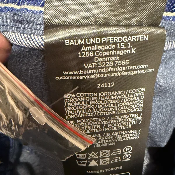 BAUM UND PFERDGARTEN Noiella Pants in Blue Depths Size EU38 (US M/L) NWT #1505 - Image 8