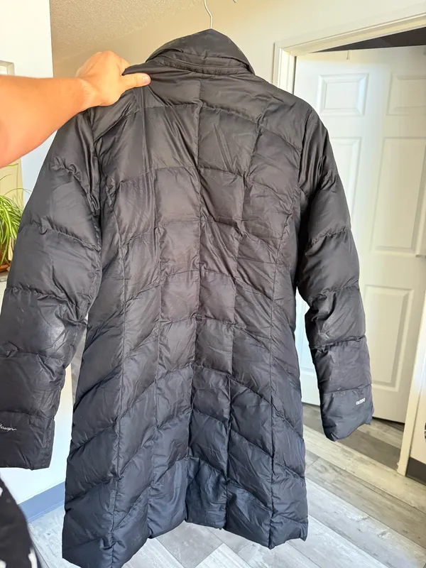 Black Eddie Bauer winter coat  - Image 2
