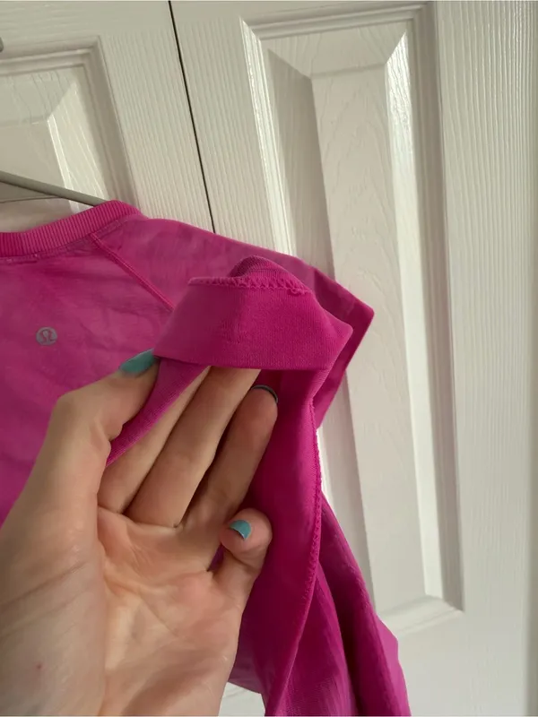 Lululemon Swiftly Tech Short-Sleeve Shirt 2.0 Marble Dye Sonic Pink Size 4 - Image 5