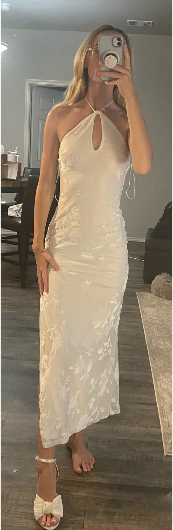 Hello molly admired from all angles halter maxi dress white - Image 5