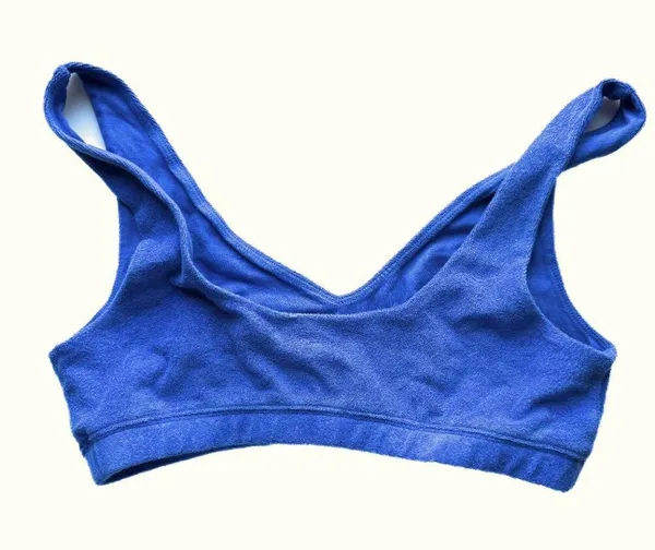 Aerie NEW Offline Terry Recharge Least Support Bra Blue Size Large L - Image 10