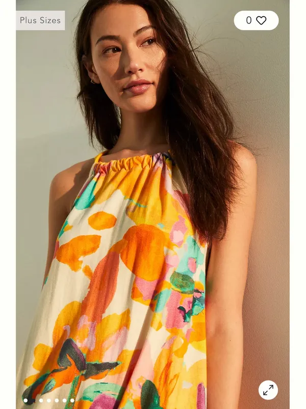 Daily Practice by Anthropologie Frida Floral BOHO Dress Size Med. MSRP $118 - Image 2