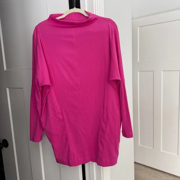 Daily Practice Anthropologie Pink Dress long sleeve mock neck‎ - Image 2