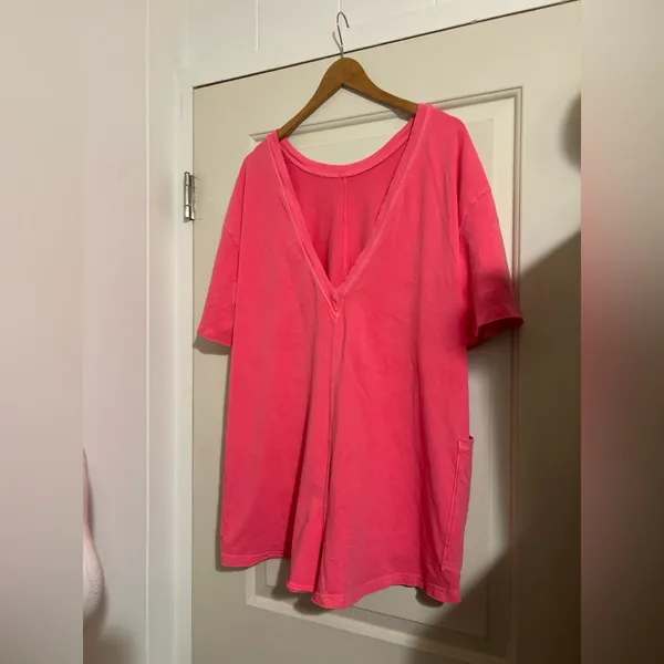 Watermelon Pink Hot Shot Tee Romper Reversible‎ - Image 2
