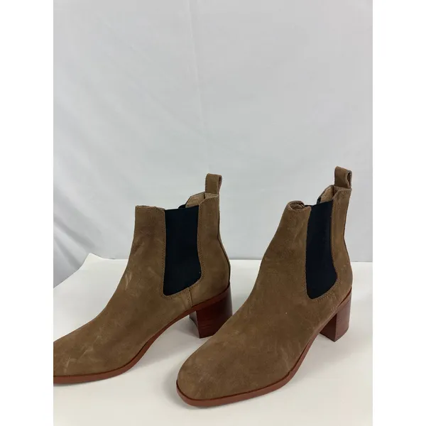 Steve Madden Rhiannon Suede Chelsea Ankle Boot in Brown Size 10 - Image 3