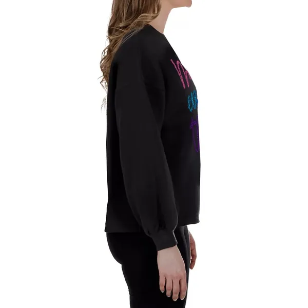 State Of Mine Sparkle Tinsel Merry Everything Sweatshirt W1421 Sz L - Image 2