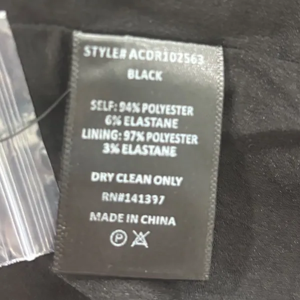 ASTR The Label Black Halter Mini Dress Square Neck A-Line Pleated Small - Image 12