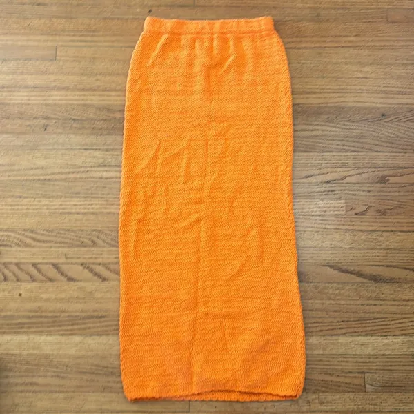 Eunoia Orange Skirt Size M - Image 3