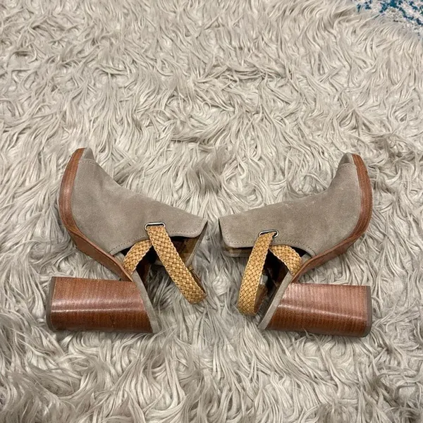Frye leather slingback block heels size 7.5 - Image 4