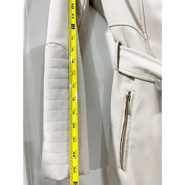 Kenneth Cole New York Beige Belted Trench Coat Women’s XS Classic Chic - Image 11
