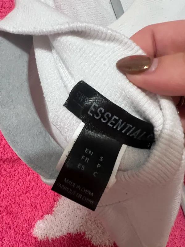 Essential white polo neck crop top Size S #croptop - Image 3