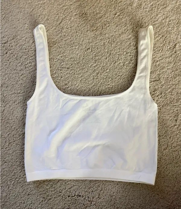 Free People White Tank Crop - Image 3