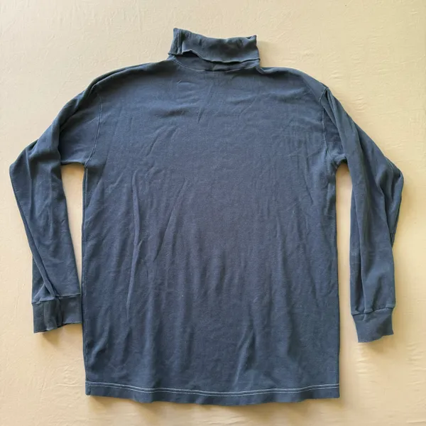 Vintage IDT Long Sleeve Turtleneck Blue Size XL - Image 3