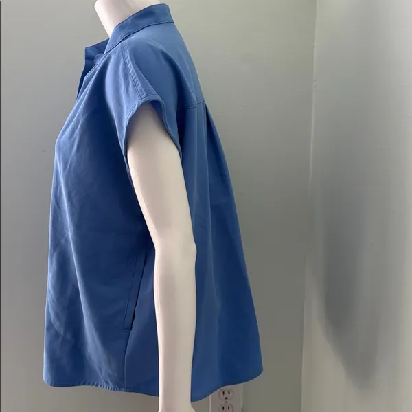 Figs Blue Rafaela Scrubs Top Small - Image 6