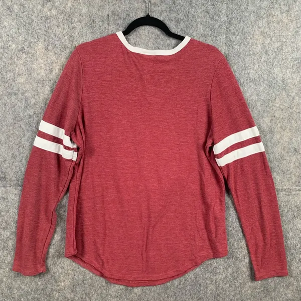 Harry Potter Womens Size XL Harry Potter Hogwarts Crest V-Neck Long Sleeve Shirt - Image 5