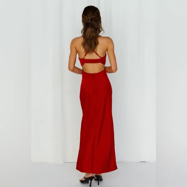 Hello Molly Angels In America Midi Dress in Wine Size 2 New with tag - Image 2