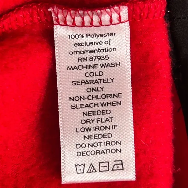 Susan Graver Fleece Vest‎ Red 2X - Image 5