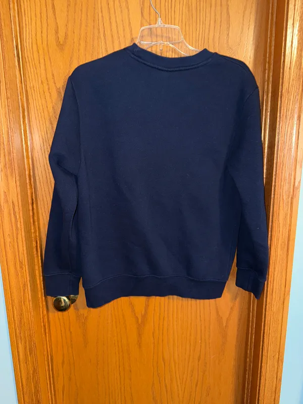 Atlanta Braves Navy Sweatshirt Blue Size XS - Image 2
