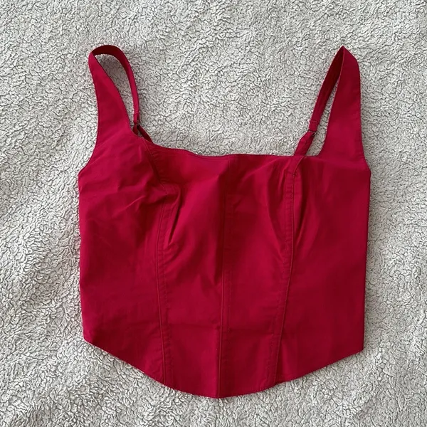 Abercrombie | Poplin Corset Tank - Image 5