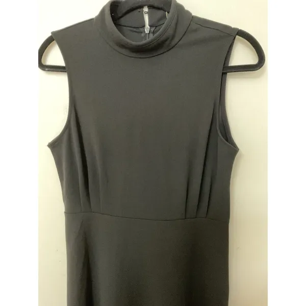 Woosea Sleeveless Maxi Mock Neck Side Slits cocktail Dress Womens Size M Black - Image 2