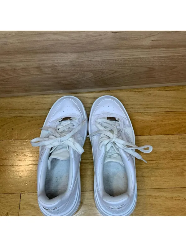 Nike Air Force 1 White Platform Sneakers - Size 5.5 - Image 5