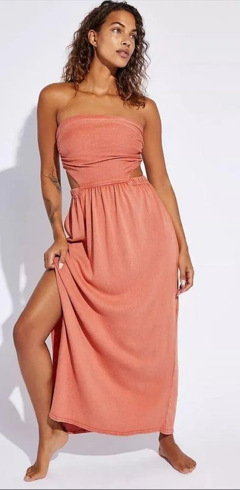 Free People Tangelica Tube Maxi Dress Strapless - Image 3
