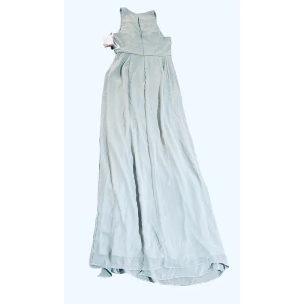 NWT‎ After Six SLEEVELESS CHIFFON DRESS WITH DRAPED FRONT SLIT Size 4 Regular - Image 6
