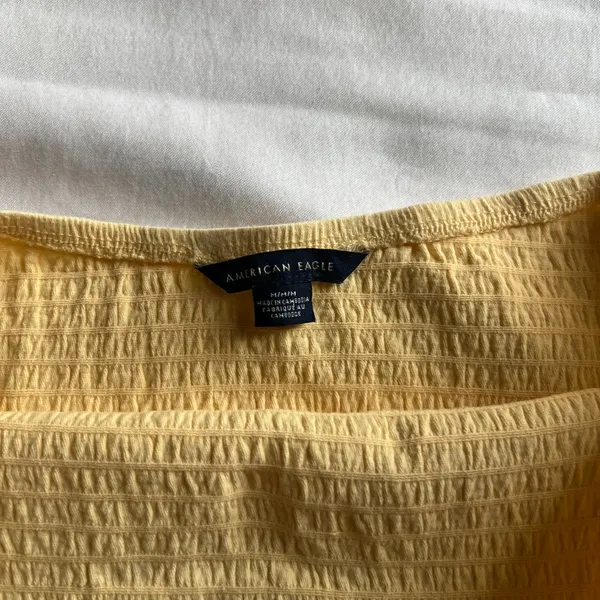 American Eagle yellow tube top - Image 4
