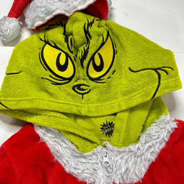 Dr. Seuss Grinch Costume Red and Green - Image 4