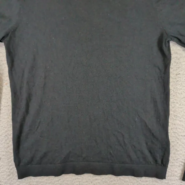 J.Crew Womens Black 100% Merino Wool Crew Neck Sweater BJ593 Size Small - Image 7