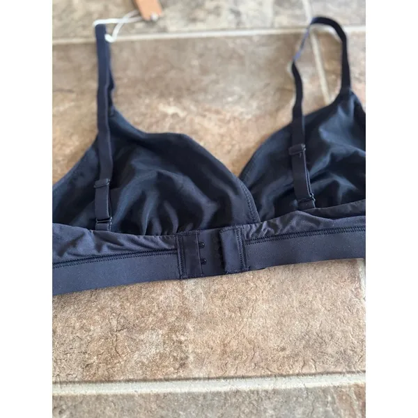 Skims Fits Everybody Crossover Bralette Onyx Size Small - Image 5
