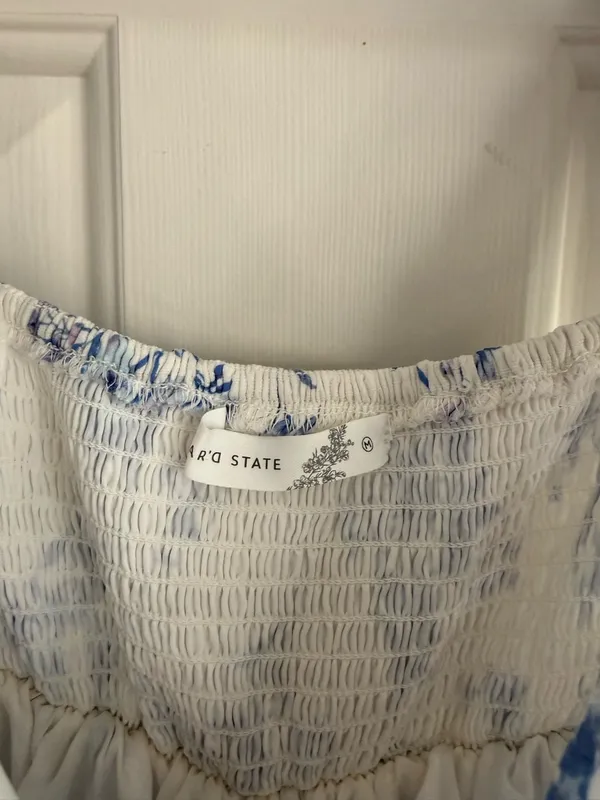 Altard state blue floral romper - Image 3