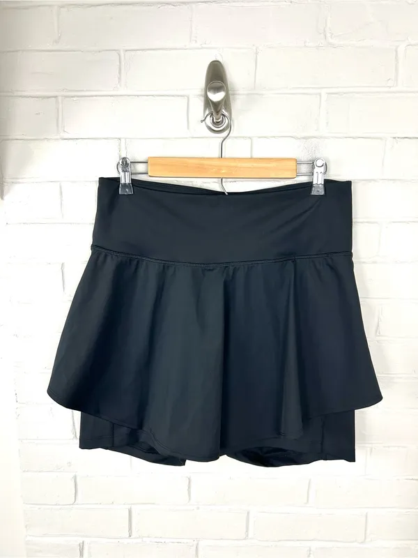 Old Navy Active Powersoft High Rise Go Dry Black Skort Size L - Image 3
