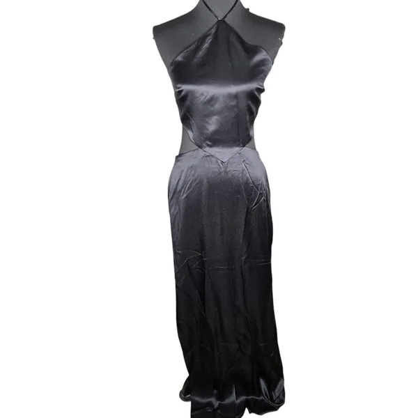 Amanda Uprichard X Revolve Celosia Gown in Black‎ Size: L - Image 2