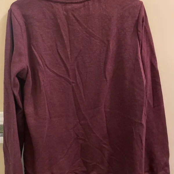 Vans Since 1966 Crewneck Sweatshirt Maroon Burgundy Women’s Large NEW NWOT - Image 4