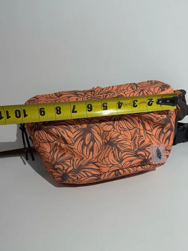 NWT FP Movement by Free People Happy Packer Sling Orange Floral Print Waist Bag - Image 6