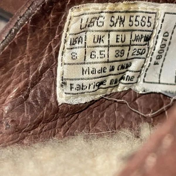 UGG Australian Slip on Shearling Heels Size 8 - Image 7