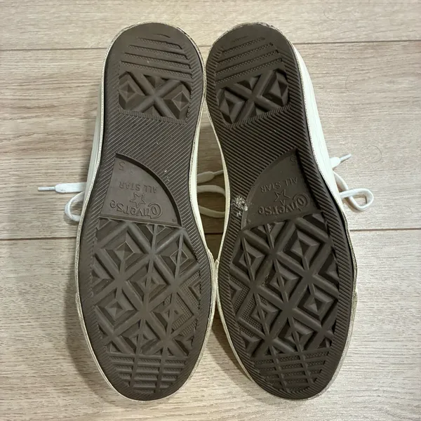 Converse x Comme Des Garcons PLAY Cream Low Top Sneakers Size 5 Men’s/Women’s 7 - Image 13