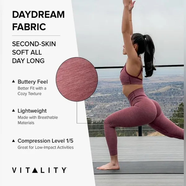 Vitality NWOT Daydream Leggings In Evergreen Marl Size M - Image 3