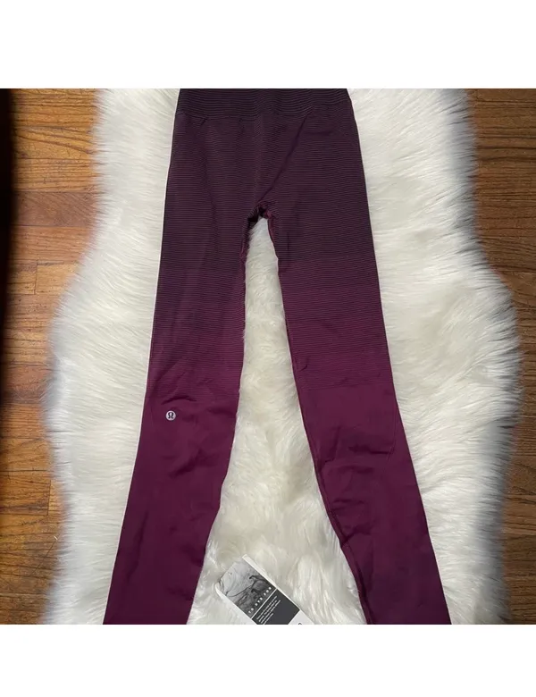 Lululemon Ebb to Train Tight *Wash Marvel / Black / Black size2 NEW - Image 6