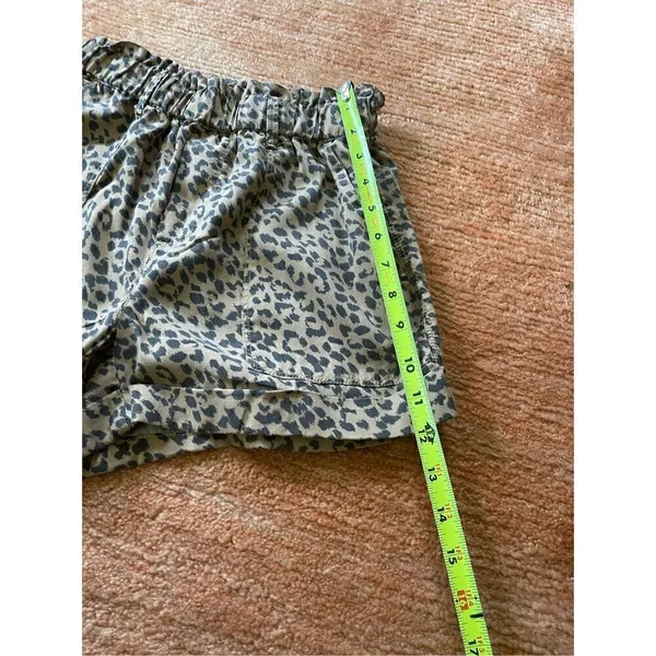 AERIE Beach Beyond Lounge Shorts in Cream/Black Leopard Spot XS - Image 6
