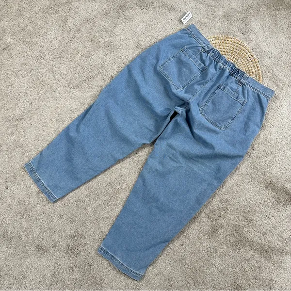 NWT Old Navy High-Waisted OGC Chino Tapered Straight Pants in Medium Wash XL - Image 7