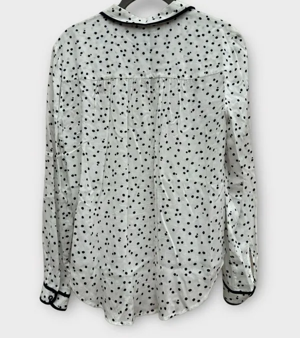 Maeve Anthropologie Polka Dot Blouse - Image 7