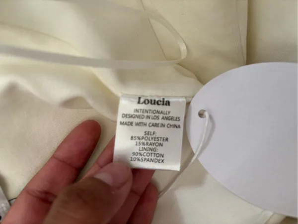 Loucia White Blue Floral Pointelle Corset Tube Top Lace Trim Size S NWT - Image 7